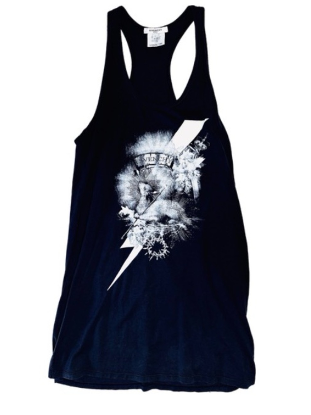Givenchy Lamb Black Tank Top Mini Dress Large - Picture 9 of 9